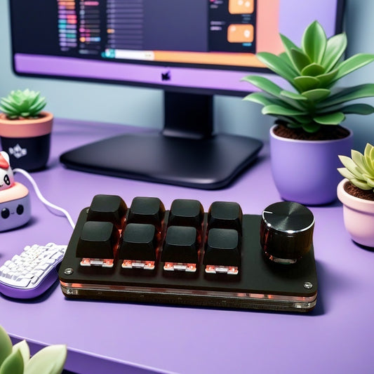 Custom 8-key keyboard Mechanical keyboard: office design, keyboard drawing operation is easier, esports game assisted quick